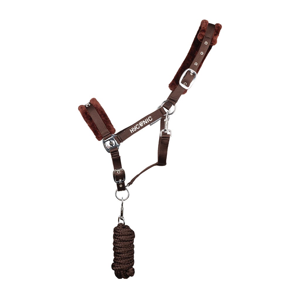 HyCONIC Faux Fur Head Collar &amp; Lead Rope image 1